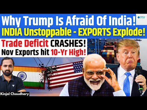 Trump Tariffs Fail! India’s November Exports Hit 10-Yr High, EU FTA Weakens US Leverage | Kinjal