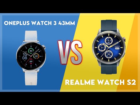 OnePlus Watch 3 43mm vs Realme Watch S2 Comparison