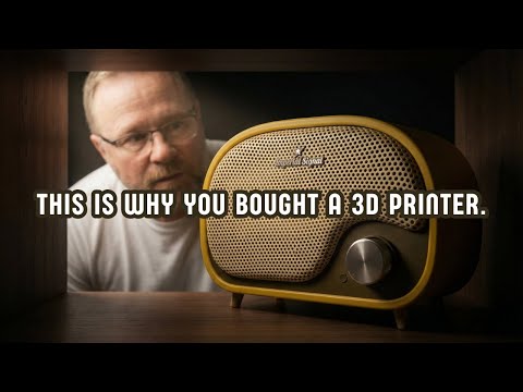 I designed a vintage style radio and completely lost myself.