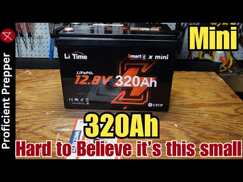 LiTime LiFePO4 12v 320Ah Mini Smart Battery Review - How can this be so small?