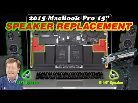 Speaker Replacement: mid-2015 MacBook Pro 15" A1398 [Revised]