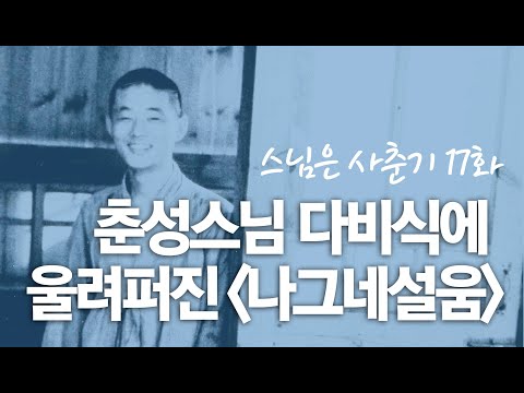 스님은 사춘기 17화. "춘성스님 다비식에 울려 퍼진 '나그네 설움'"