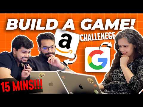 I Gave My Friends 15 Minutes to Build a Game (Crazy Results)