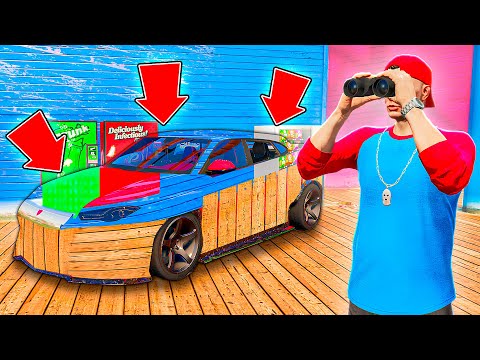 FINDEST DU alle TARN AUTOS in GTA 5! (Hide and Seek)