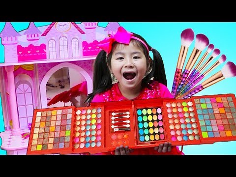 Jannie Pretend Play Sewing Princess Dress Up & Makeup Toys