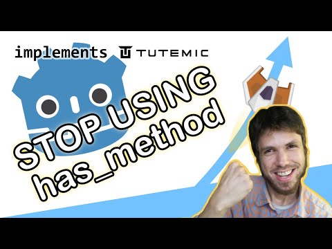 Godot 4: how to implement interfaces in GDScript!