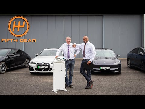 New Tesla Model 3 vs BMW i4, Ioniq 6 & VW ID.7: Who Wins the Repmobile Crown? | Fifth Gear