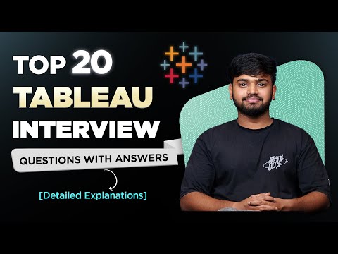 Top 20 Tableau Interview Questions 2026 | Tableau Interview Questions & Answers | Intellipaat