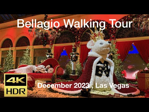 Bellagio Walking Tour , December 2023  , Las Vegas