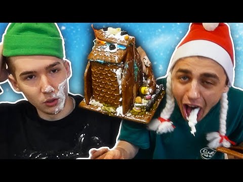 Papaplatte und Filow bauen Lebkuchenhäuser bis einer weint.