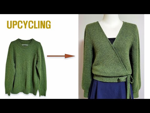 DIY Upcycling a knit|니트 리폼|스웨터|sweater|가디건|Cardiganㅣ안입는옷 리폼|Refashion|옷수선|옷만들기