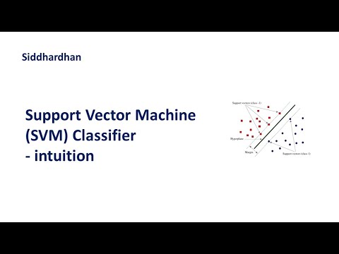 7.3.1. Support Vector Machine Classifier - Intuition