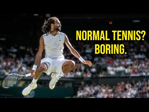 NO ONE EVER Played Tennis Like THIS! (Dustin Brown Circus Show)