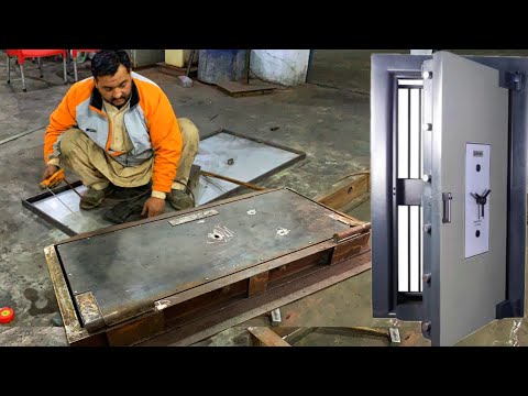 Amazing Manufacturing Process of Bank Strongroom Door || How Bank Vault Doors Are Made