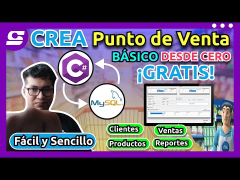 ¿CÓMO CREAR UN SISTEMA DE VENTA BÁSICO EN C# Y MYSQL? RÁPIDO Y SENCILLO