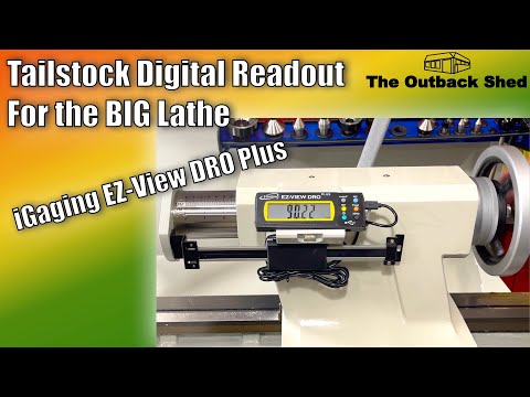 iGaging  DRO for the Tailstock | Shop made Tools. #hfcreators