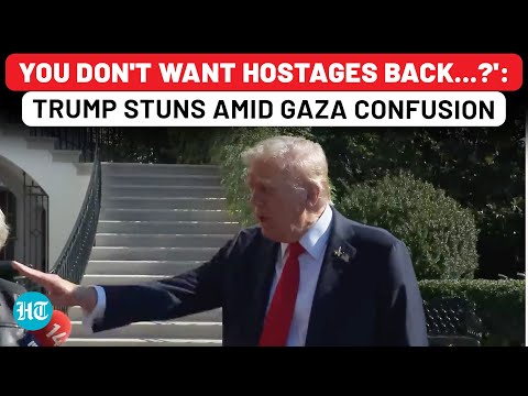 'You Don't Want Hostages…?': Trump Stuns Reporter Amid 'Hamas Disarm' Confusion In Gaza Deal| Israel
