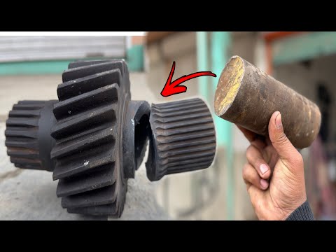 A procedure for repairing broken differential gear parts, Direct supply cylindrical gear repair