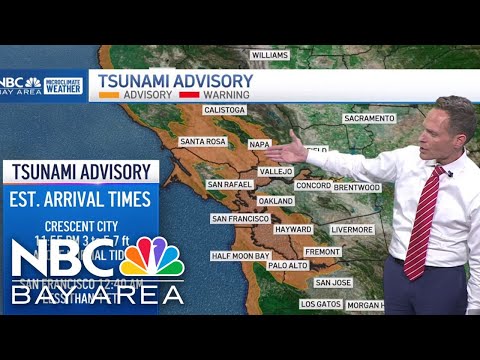 Tsunami advisory issued for California coast after earthquake strikes off Russia