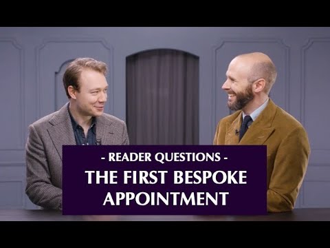 Visiting a tailor - or shirtmaker - for the first time