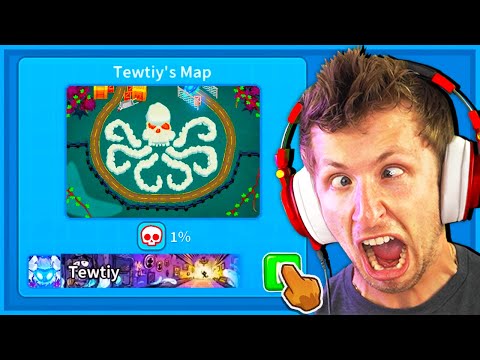 WE CREATE THE HARDEST MAP in 10 Minutes! (BTD 6 Challenge)