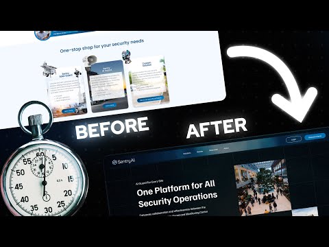 Redesigning an AI Security Company Website