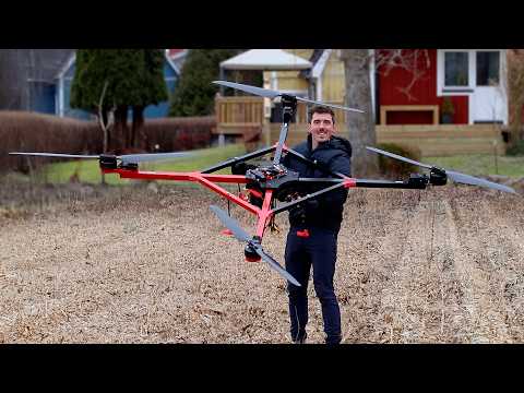 How I Built a MASSIVE 100kg Lifting Drone