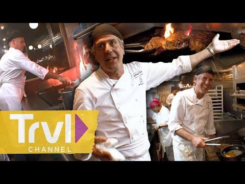Anthony Goes BACK into the Kitchen 🔥 | Anthony Bourdain: No Reservations | Travel Channel