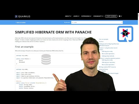 Persistence With Quarkus Panache