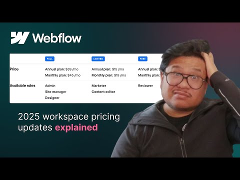 Webflow's 2025 Workspace Pricing Explained
