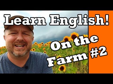 Learn English on the Flower Farm! English Video with Subtitles