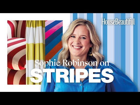 How To Decorate With Stripes Even In Small Spaces - Sophie Robinson's Design Tips | House Beautiful
