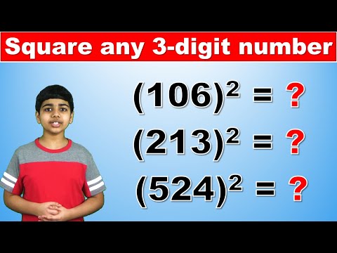 Learn to Square any 3 digit number I Math Tricks and Tips