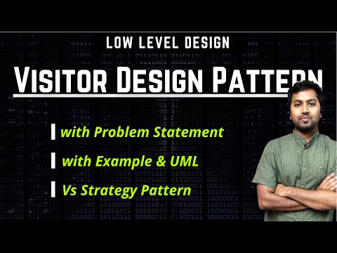 36. Visitor Design Pattern | Double Dispatch | Low Level Design