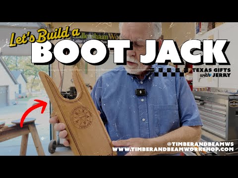 Handcrafted Cherry Wood Boot Jack: The Perfect Personalized Gift & A Fun DIY Project!