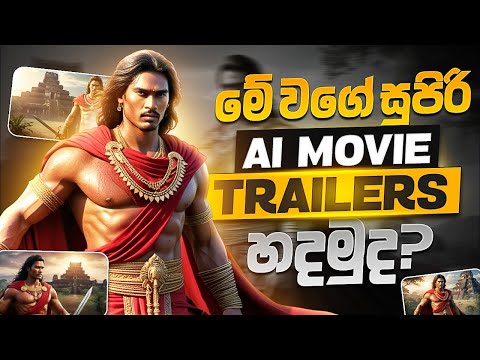 How to Create AI Movie Trailer | AI Movie Trailer ! |  AI Movie Trailer Sinhala | AI Movie Sinhala