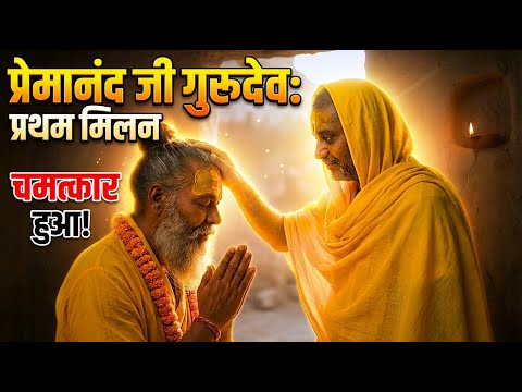 Premanand Ji Meets His Gurudev | प्रेमानंद जी और गुरुदेव का प्रथम मिलन | निज मंत्र दीक्षा कथा #radha