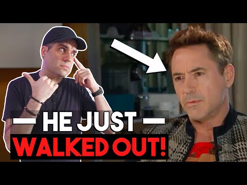 Robert Downey Jr. WALKS OUT OF INTERVIEW In Anger! Body Language Analyst Reacts!