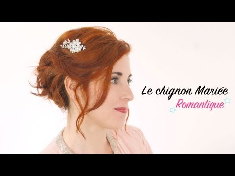 Le chignon mariage sur cheveux courts