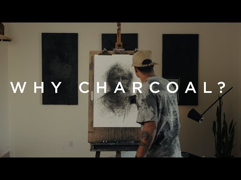 Why I Only Draw With Charcoal | Portrait Drawing