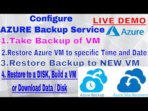 Azure VM Backup and Restore Step by Step