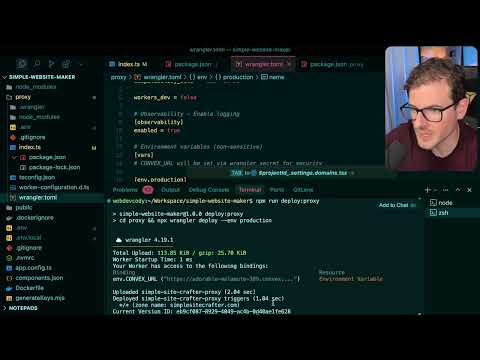 The easiest way to deploy cloudflare workers