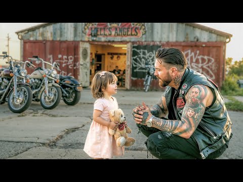 Little Girl Knocked on the Clubhouse Door: “They Beat My Mama!” — The Hell’s Angel Shocked Them All.