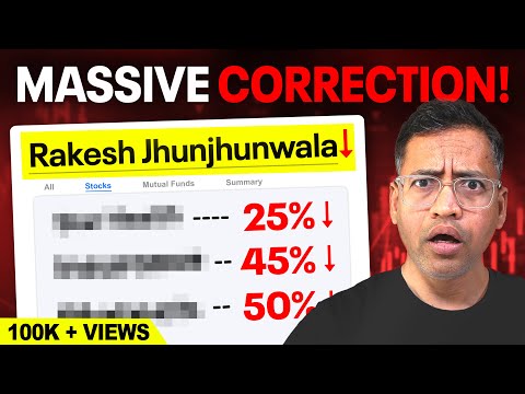 MASSIVE Correction in 3 Stocks From Rakesh Jhunjhunwala Portfolio - Rahul Jain #stocks