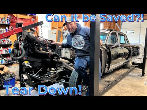 Rebuilding a Burnt Up Buick Electra 225! Tear Down: Part 2