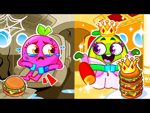 Everything Turns Gold 💸🤑💰 Rich Princess 💵💰 Pit & Penny Learn and Grow #rich #baby #cartoon