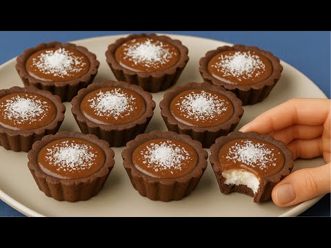 Super Easy Dessert With Coconut in 10 minutes! Quick Homemade Dessert Recipe