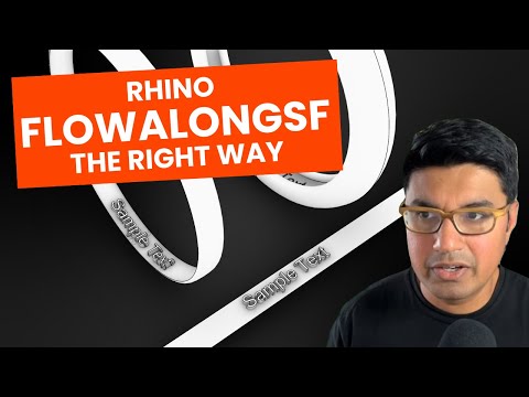 Rhino Flow Along Surface Tutorial - the RIGHT way!