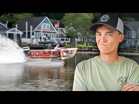 Testing my RARE flying military boat