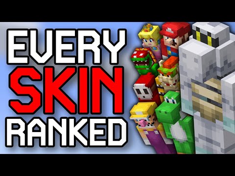 Ranking ALL 40 Minecraft Skins in the Mario Mash-Up Pack